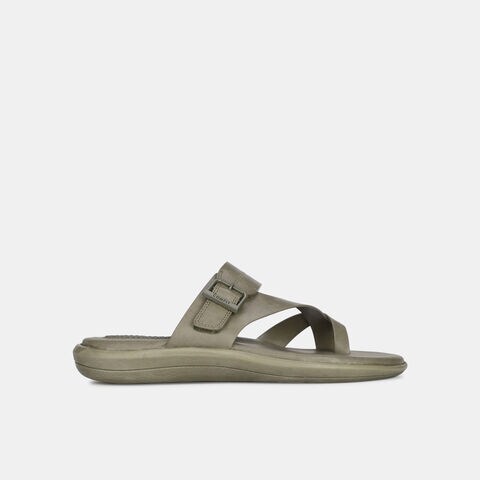 Bata comfit olive toe ring slippers for men
